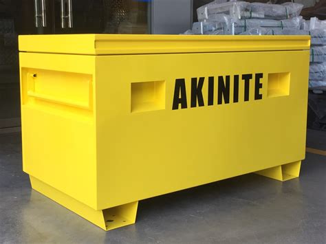 large steel site box|site storage box on wheels.